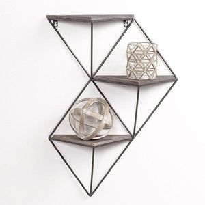 Dekorativní dřevěná nástěnná police Wr044 obraz