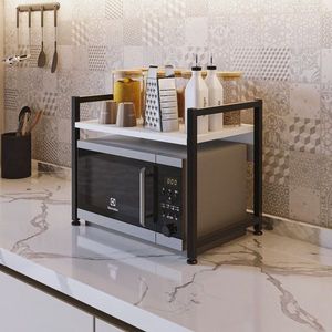 Kuchyňská police Malta - White, Black obraz