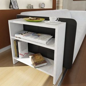 Odkládací stolek / Příruční stolek Silvanus - White obraz