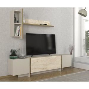 TV stěna / Sestava pod TV Veyron - Travertine obraz