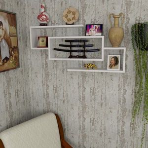 Nástěnná police Janison - White obraz