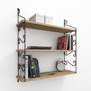 Nástěnná police Seramoni 3'lü - Oak obraz