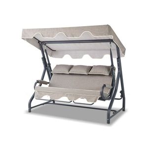 Garden Triple Swing Chair Salvia - Anthracite, Grey obraz