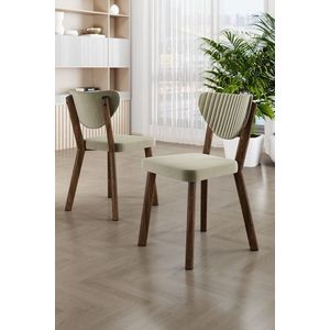 Sada židlí (6 kusů) Arfe - Cream, Brown obraz