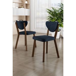 Sada židlí (6 kusů) Arfe - Anthracite, Brown obraz