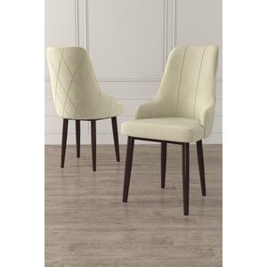 Sada židlí (6 kusů) Trex - Cream, Brown obraz