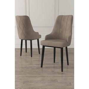 Sada židlí (6 kusů) Trex - Cappuccino, Black obraz