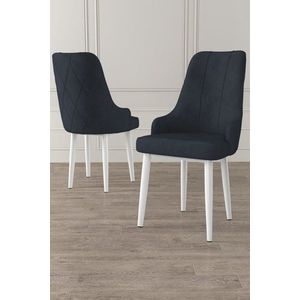 Sada židlí (6 kusů) Trex - Anthracite, White obraz