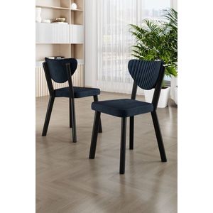 Sada židlí (6 kusů) Arfe - Anthracite, Black obraz