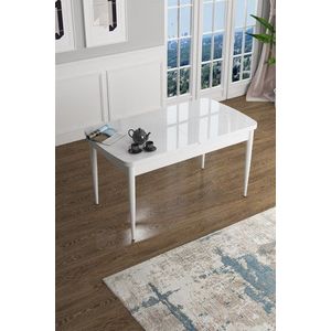 Jídelní stůl Han - White Marble, White obraz