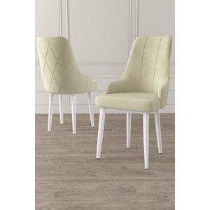 Sada židlí (2 kusy) Trex - Cream, White obraz