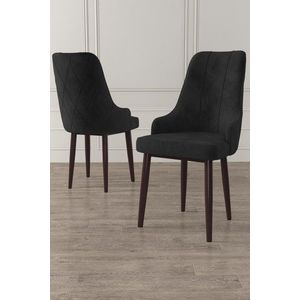 Sada židlí (2 kusy) Trex - Black, Brown obraz