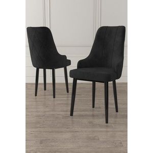 Sada židlí (2 kusy) Trex - Black obraz
