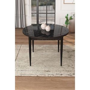 Jídelní stůl Tor - Black Marble, Black obraz