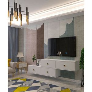 TV stolek Zuzu Double - White obraz