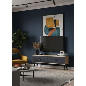 TV stolek Mona 120 - Sapphire Oak, Anthracite obraz