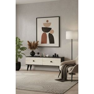 TV stolek Mona 120 - Anthracite, Travertine obraz