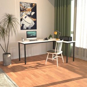 Psací stůl Viva L - Black, White obraz