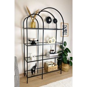 Knihovna Twin - Black, Transparent obraz