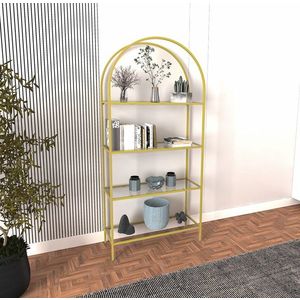 Knihovna Mona - Gold Glass obraz