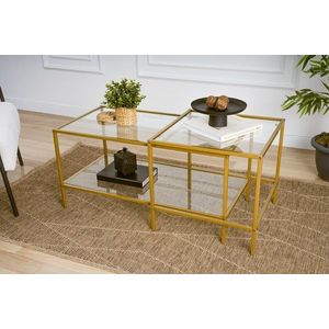 Sada konferenčních stolků Sevay - Gold obraz