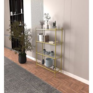 Knihovna Marta - Gold, Glass obraz