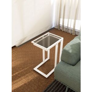 Sada odkládacích stolků (3 kusy) Ibiza C - White, Fume obraz