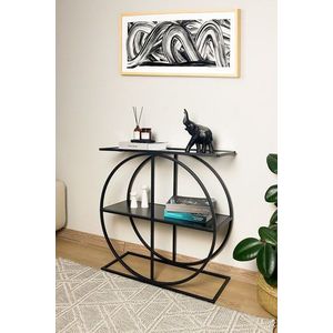 Příborník Cloudy - Black, Fume obraz