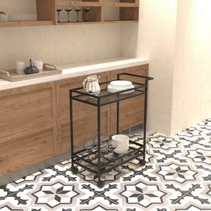 Dinner Trolley Vortex - Black obraz