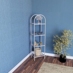 Knihovna Mona 40 - White, Fume obraz