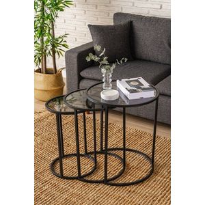 Sada odkládacích stolků (3 kusy) Alya - Black obraz