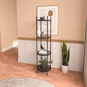 Knihovna Vogue - Black, Smoked Glass obraz