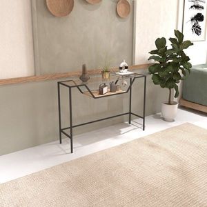 Konzolový stolek Lala - Black, Glass obraz