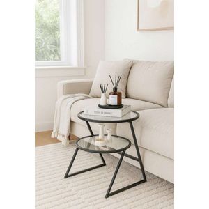 Odkládací stolek / Příruční stolek Valencia - Black obraz