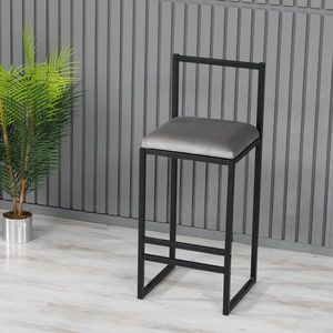 Bar Stool Nordic - Grey obraz