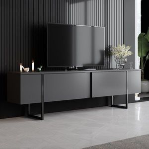 TV stolek Luxe - Anthracite, Black obraz