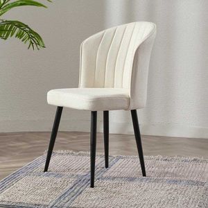 Sada židlí (4 kusy) Rubi - Cream, Black obraz