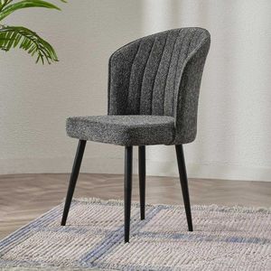 Sada židlí (4 kusy) Rubi - Anthracite, Black obraz