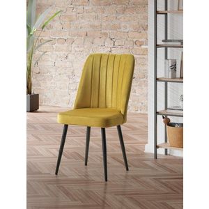 Sada židlí (2 kusy) Vega - Yellow, Black obraz