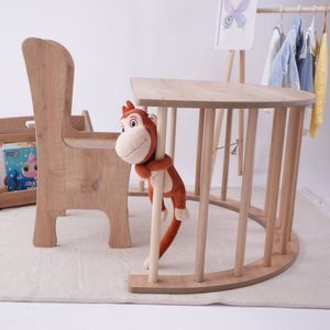 Wooden Pikler Climber Sincap - Brown obraz