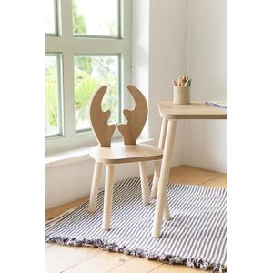 Kid's Chair Deer Chair - Brown obraz