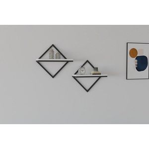 Nástěnná police Sezo - White obraz