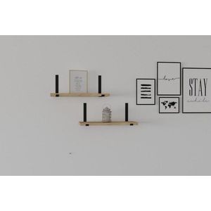 Nástěnná police Lama - Sapphire Oak obraz