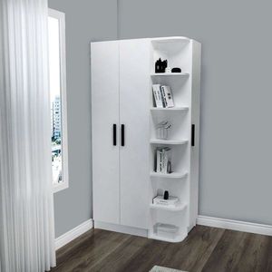 Šatní skříň Luses - White obraz