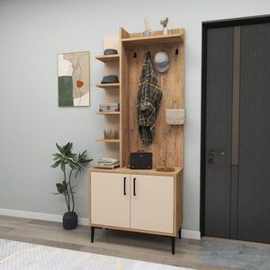 Předsíňová stěna Julendor - Atlantic Pine, Beige obraz