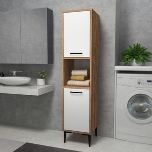 Víceúčelová skříňka Daminol - Atlantic Pine, White obraz