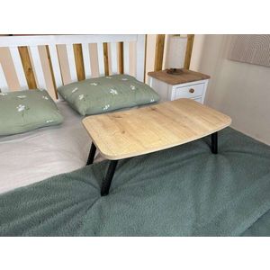 Stůl pro práci na notebooku vestoje Milton - Sapphire Oak obraz