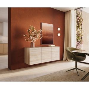 Komoda Cuor 150 cm keramika Laminam® Travertino Bianco krémově obraz