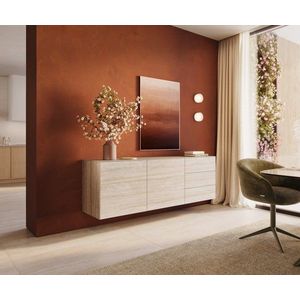 Komoda Cuor 180 cm keramika Laminam® Travertino Bianco krémově obraz