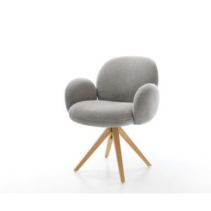 Jídelní židle Nube-Flex s područkami strukturovaná látka měkká obraz